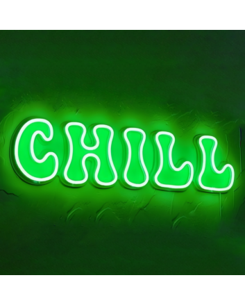 Chill Neon Sign for Relaxing Vibes