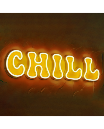 Chill Neon Sign for Relaxing Vibes