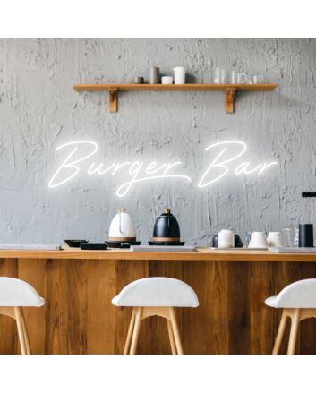 Burger Bar Inviting Neon for Burger Bars