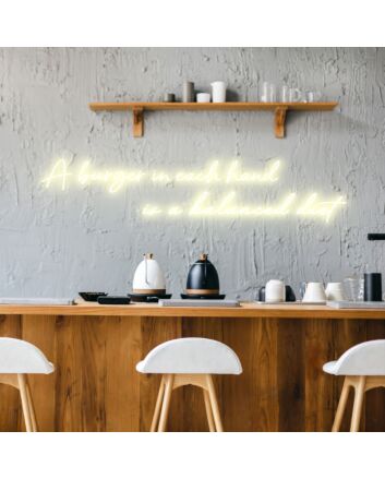 Burger Balanced Diet Whimsical Neon for Casual Eateries