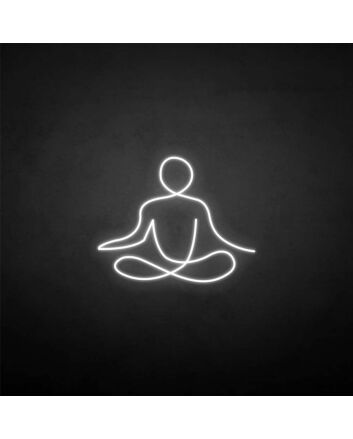 &#39;Sit my meditation&#39; neon sign
