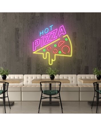 Customize Hot Pizza Light Up Your Pizza Passion with Neon