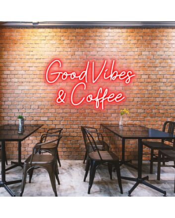 Good Vibes & Coffee Spread Positivity with Lively Neon