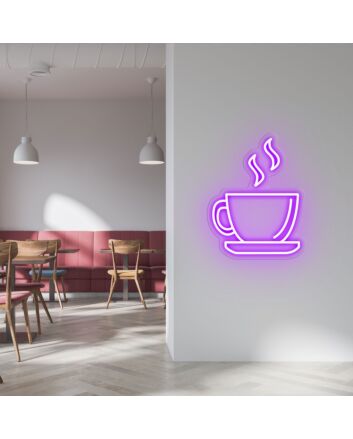 Coffee Cup Brighten Up Your Coffee Time with Neon