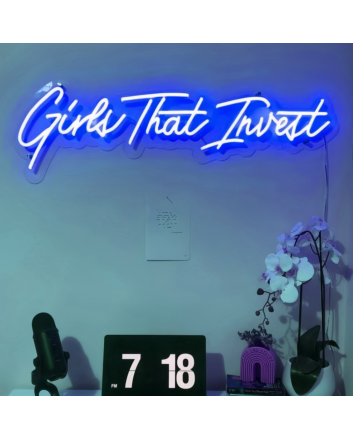 Illuminate Your Inner Sleuth with the "Girls That Invest" Neon Glow