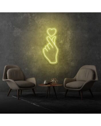 Love at your fingertips Express Romance in a Touch of Neon