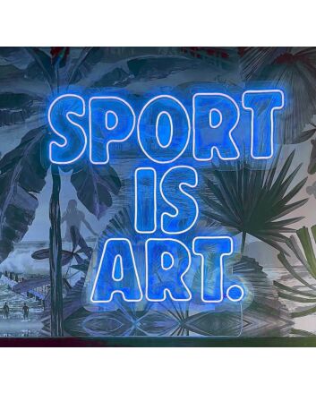 Sport is an art form Neon sign