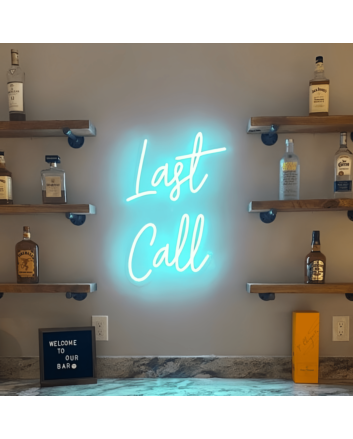 Last Call Neon Sign: Illuminate Your Final Toast