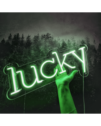 Lucky Neon Sign: Fortunate Charms Illuminated
