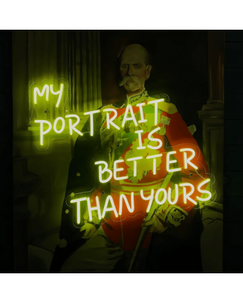 My Portrait Is Better Than Yours: Illuminate Your Pride with Neon