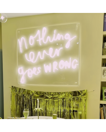 Not Drinking Is Only Going to Make It Worse: Neon Sign for the Spirited