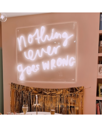 Not Drinking Is Only Going to Make It Worse: Neon Sign for the Spirited