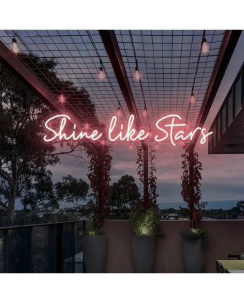 Shine Like Stars: Illuminate Your Space with Radiance and Charm - Neon Art Sign