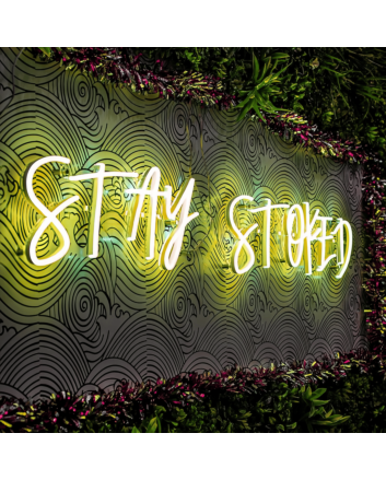 Stay Stoked Neon Sign: Ignite Your Space with Endless Energy and Excitement