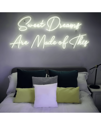 Sweet Dreams Are Made Of This: Illuminate Your Night with Heavenly Glow - Neon Sign