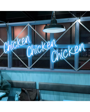 Chicken Chicken Chicken: Illuminate Your Space with Neon Flavor