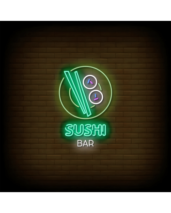 Customize Sushi Bar: Add a Touch of Neon Sushi to Your Space