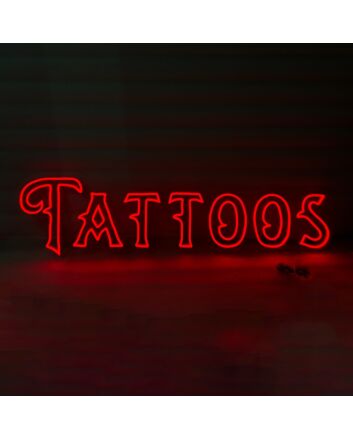 Tattoos Illuminate Your Space with Neon Art