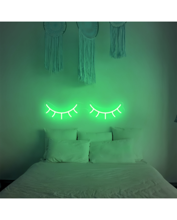 Lashes: Illuminate Your Space with Neon Glamour