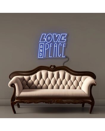 Love And Peace Neon Signs