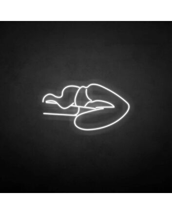 &#39;Cigerrate and lip&#39; neon sign