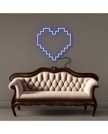 Pixel Heart Led Neon Signs