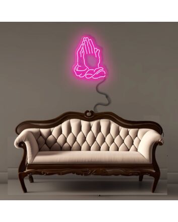 Praying Hands Neon Signs