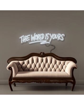 The world is yours Led Neon