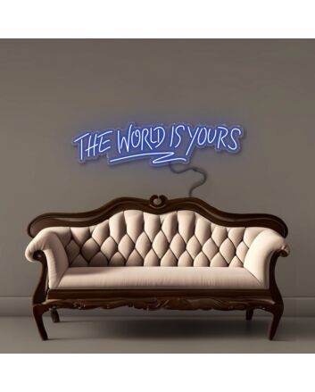 The world is yours Led Neon