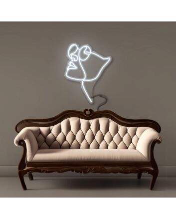 Woman Face Led Neon Signs