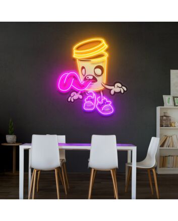 Zombie Cup Led Neon Acrylic Artwork
