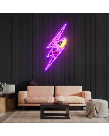 Thunder Girl Led Neon Acrylic Artwork