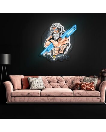 The Power Of Thunder Neon Sign X Acrylic Artwork