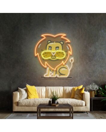 Stupid Lion Led Neon Sign Light Pop Art