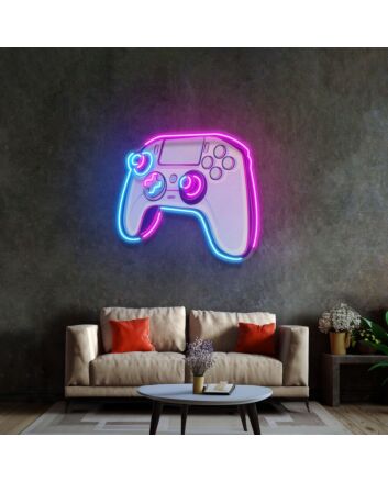 Stick Controller Cartoon Led Neon Sign Light Pop Art