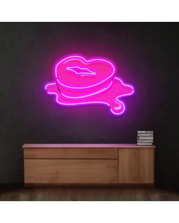 Lip Butter Led Neon Acrylic Artwork