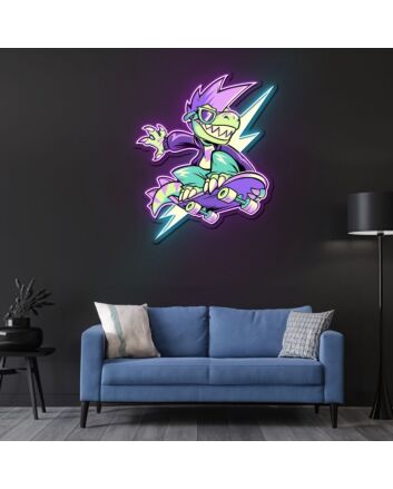 Its Okay To Be Rad Neon Sign X Acrylic Artwork