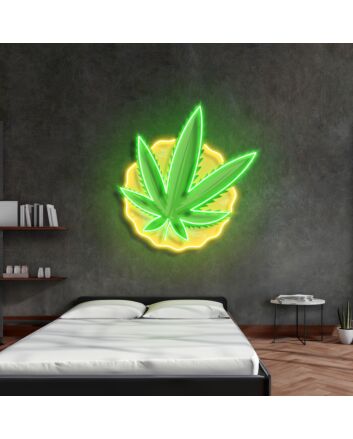 Cool Pothead Led Neon Acrylic Artwork