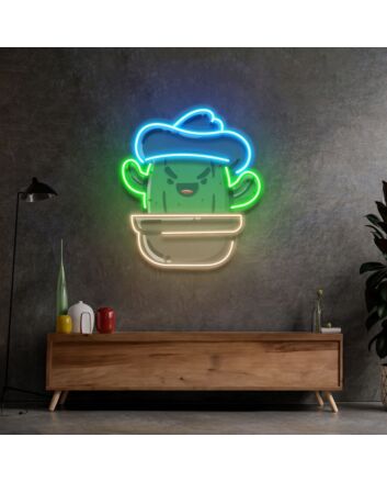 Cactus Led Neon Sign Light Pop