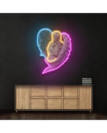 Angel Led Neon Acrylic Artwork