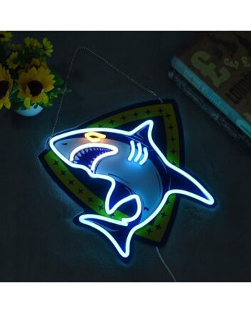 Shark Attack Led Neon Sign Light Pop Art