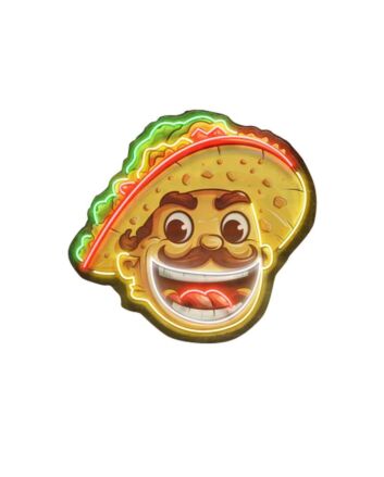 Smiley Hat Led Neon Sign Light Pop Art