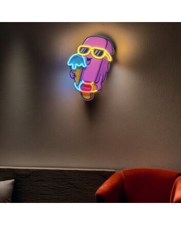 Ice Cream Delight Led Neon Sign Light Pop Art