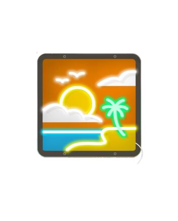 Beachside Bliss Led Neon Sign Light Pop Art