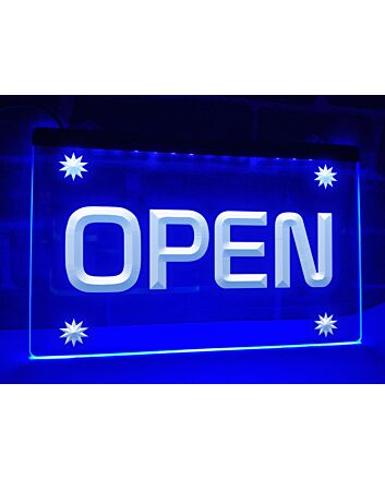 Open Hanging Neon Sign