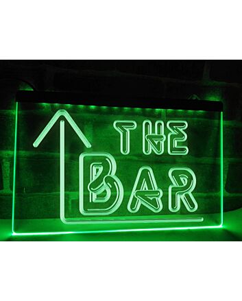 The Bar Hanging Neon Sign