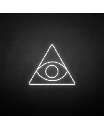 Triangle&amp;Eye&#39; neon sign