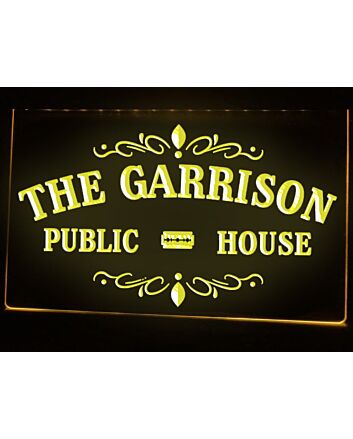 The Garrison Hanging Neon Sign