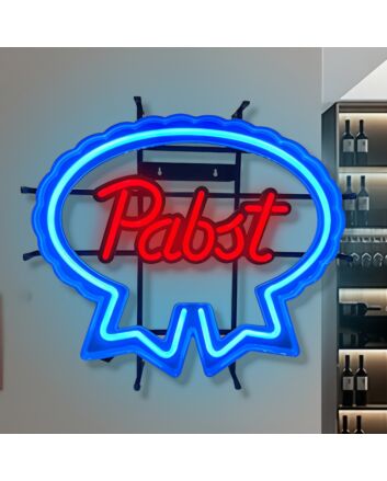 "Pabjt" Bar Iron Frame Neon Sign