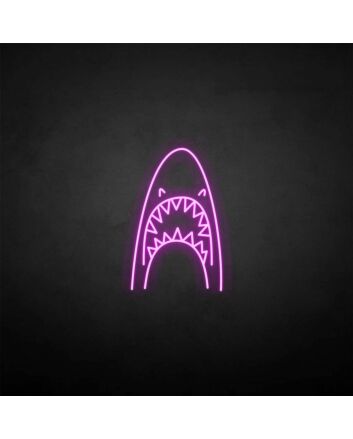 &#39;Shark head&#39; neon sign